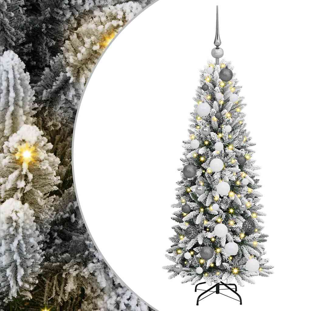 HKH Árvore de Natal Artificial com 150 Leds - Branco