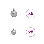 HKH Árvore de Natal Artificial com 150 Leds - Branco