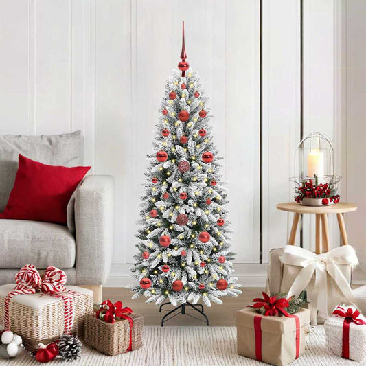 HKH Árvore de Natal Artificial com 150 Leds - Branco