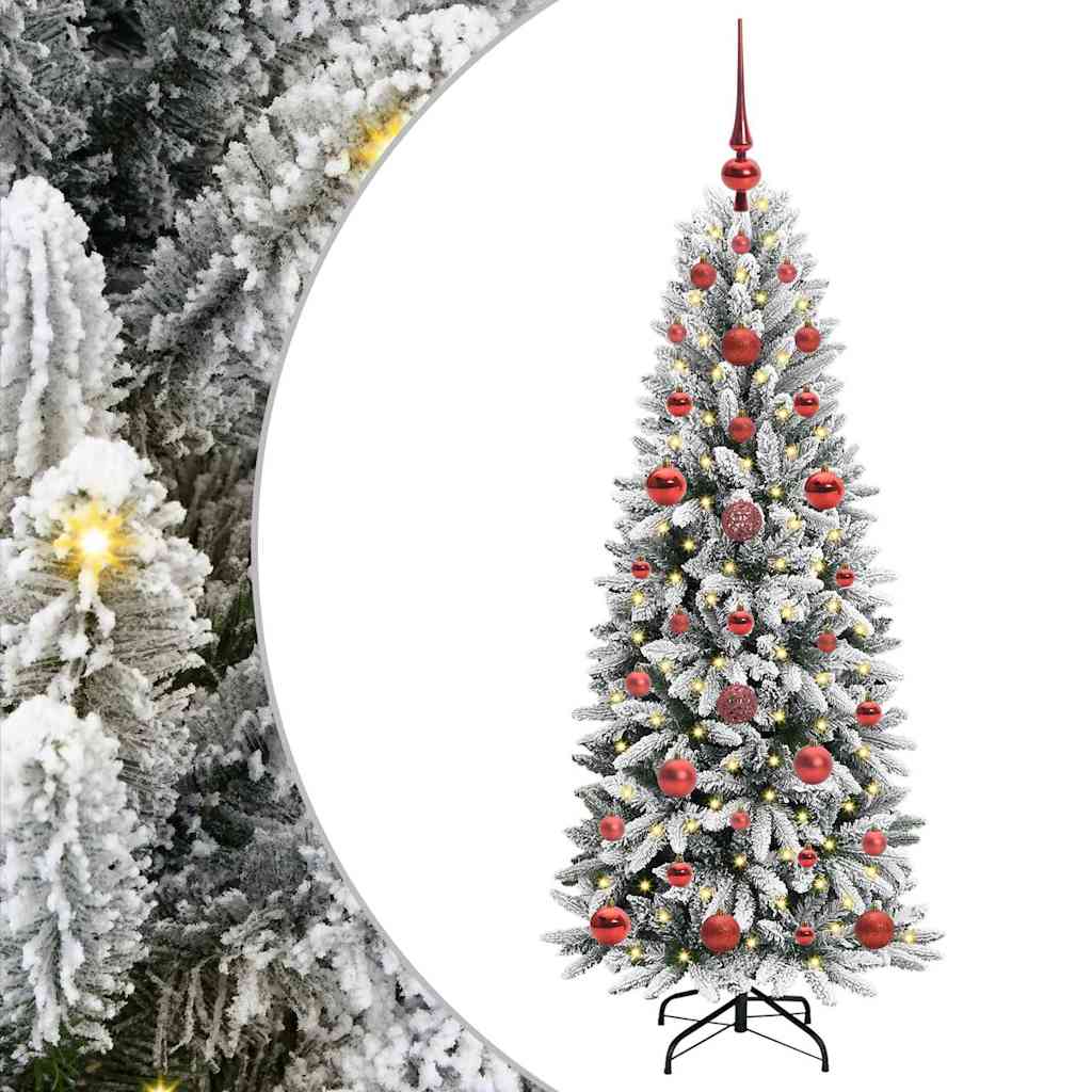 HKH Árbol de Navidad Artificial con 150 Leds - Blanco