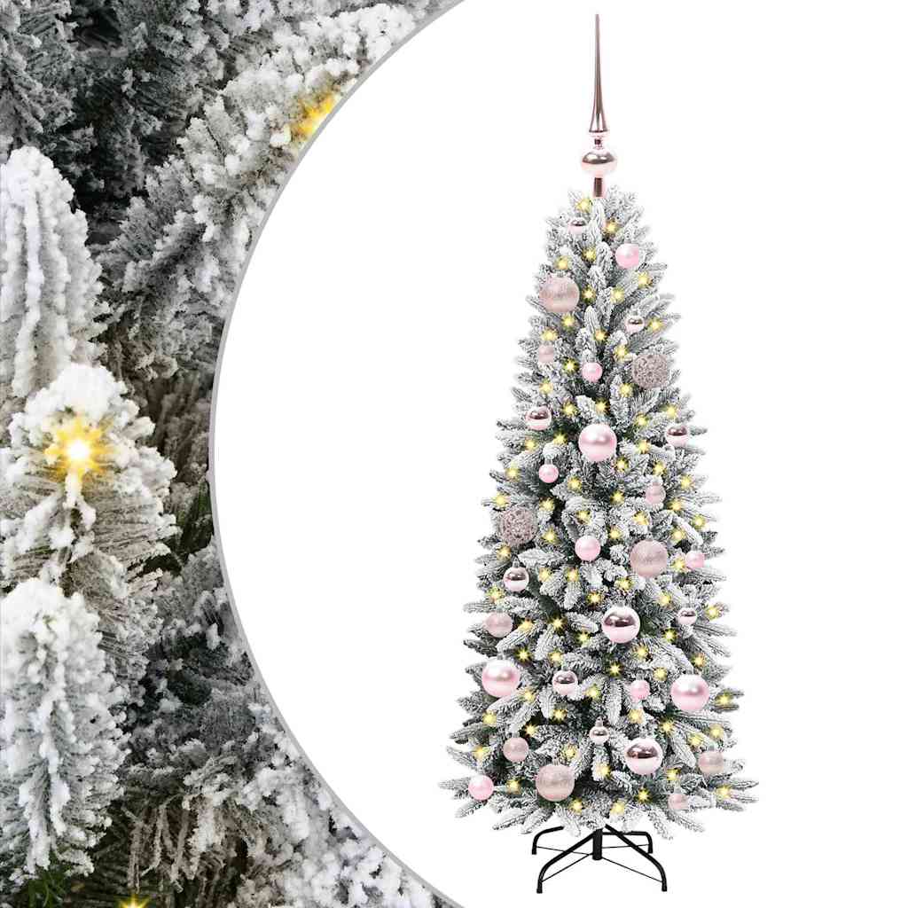 HKH Árbol de Navidad Artificial con 150 Leds - Blanco