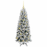 HKH Árvore de Natal Artificial com 150 Leds - Branco