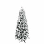 HKH Árvore de Natal Artificial com 150 Leds - Branco