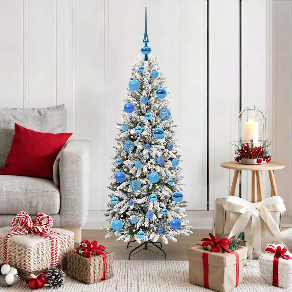HKH Árbol de Navidad Artificial con 150 Leds - Blanco