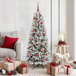 HKH Árvore de Natal Artificial com 150 Leds - Branco