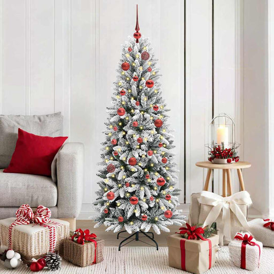 HKH Árvore de Natal Artificial com 150 Leds - Branco