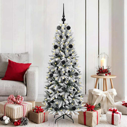 HKH Árvore de Natal Artificial com 150 Leds - Branco
