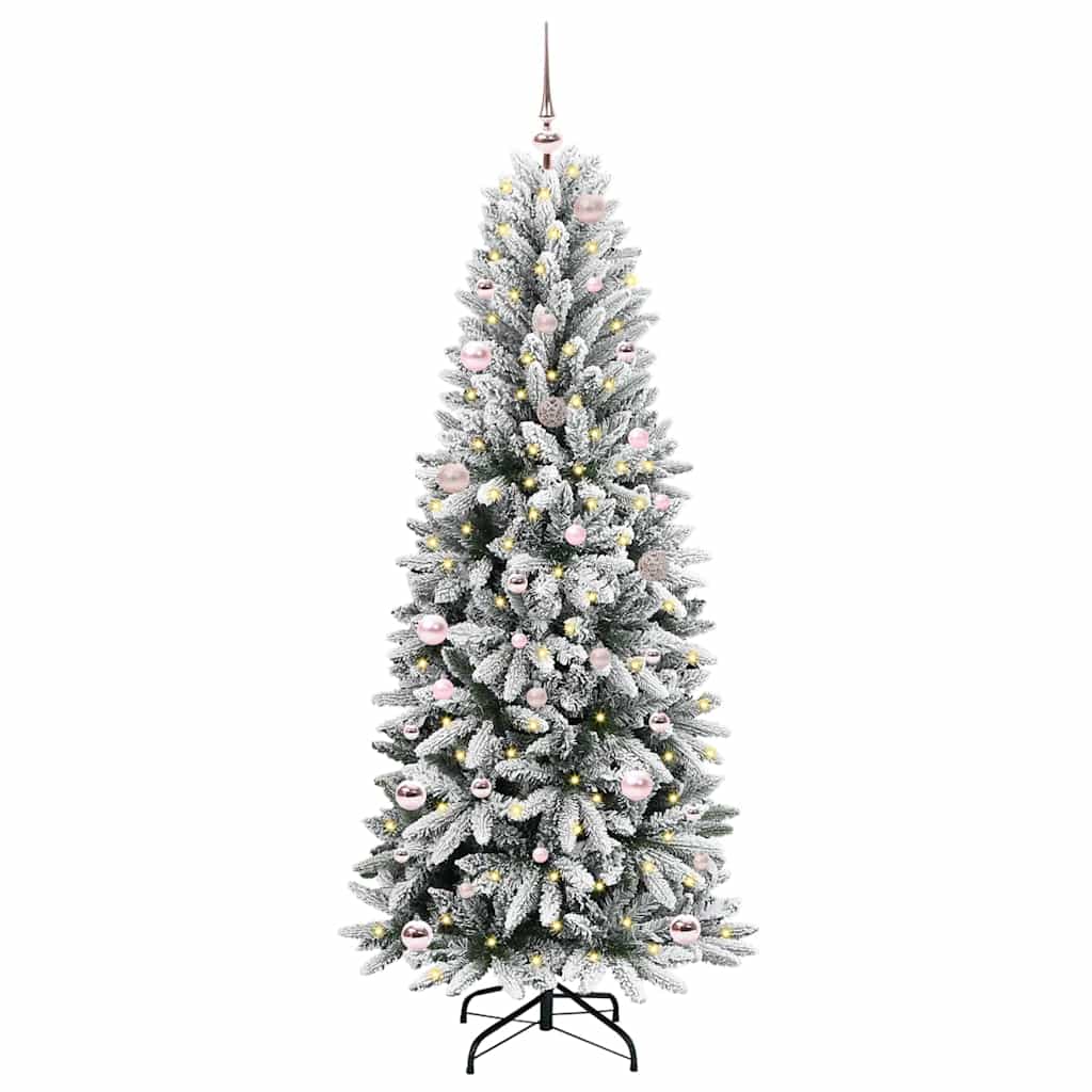 HKH Árbol de Navidad Artificial con 150 Leds - Blanco