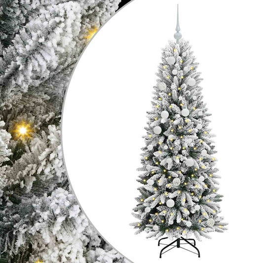 HKH Árvore de Natal Artificial com 150 Leds - Branco