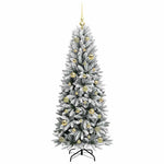 HKH Árvore de Natal Artificial com 150 Leds - Branco