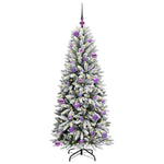 HKH Árvore de Natal Artificial com 150 Leds - Branco