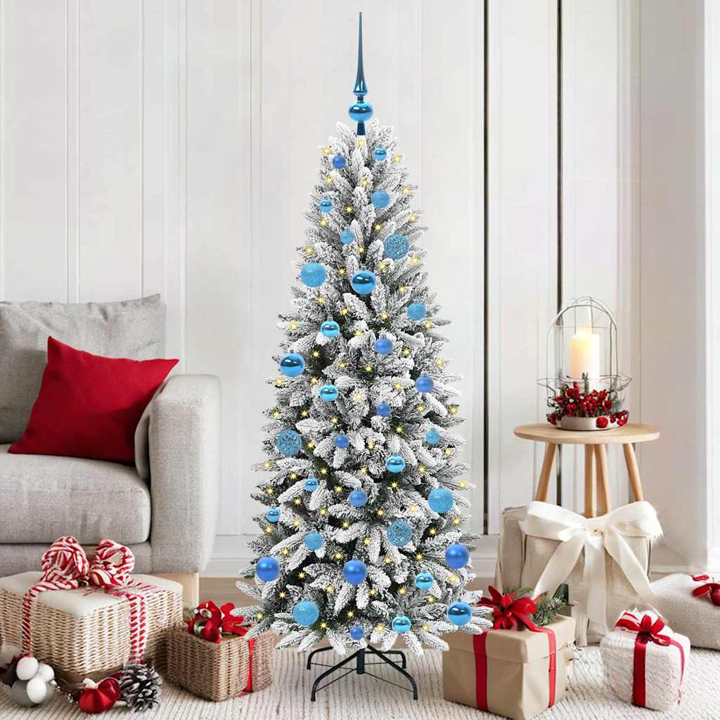 HKH Árbol de Navidad Artificial con 150 Leds - Blanco