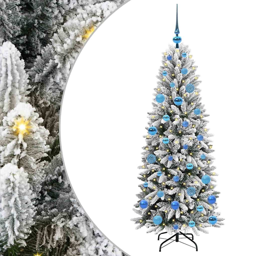 HKH Árbol de Navidad Artificial con 150 Leds - Blanco