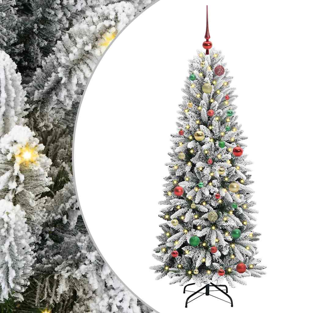 HKH Árbol de Navidad Artificial con 150 Leds - Blanco