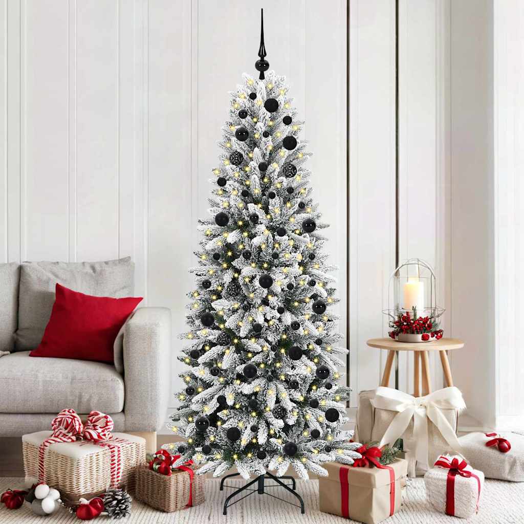 HKH Árbol de Navidad Artificial con 300 Leds - Blanco