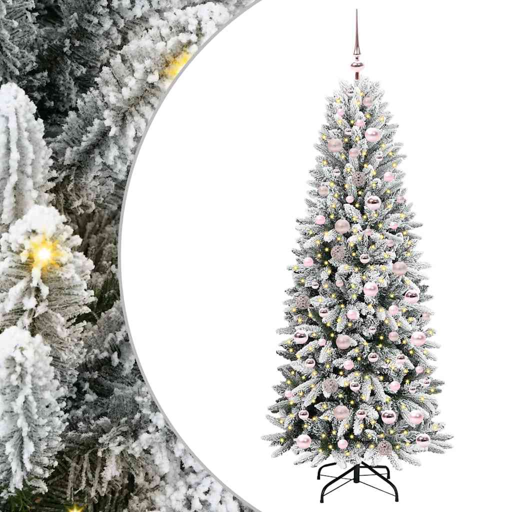 HKH Árbol de Navidad Artificial con 300 Leds - Blanco