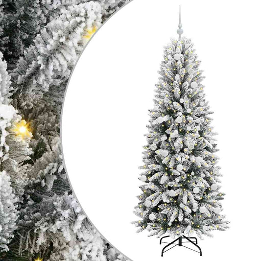 HKH Árbol de Navidad Artificial con 300 Leds - Blanco