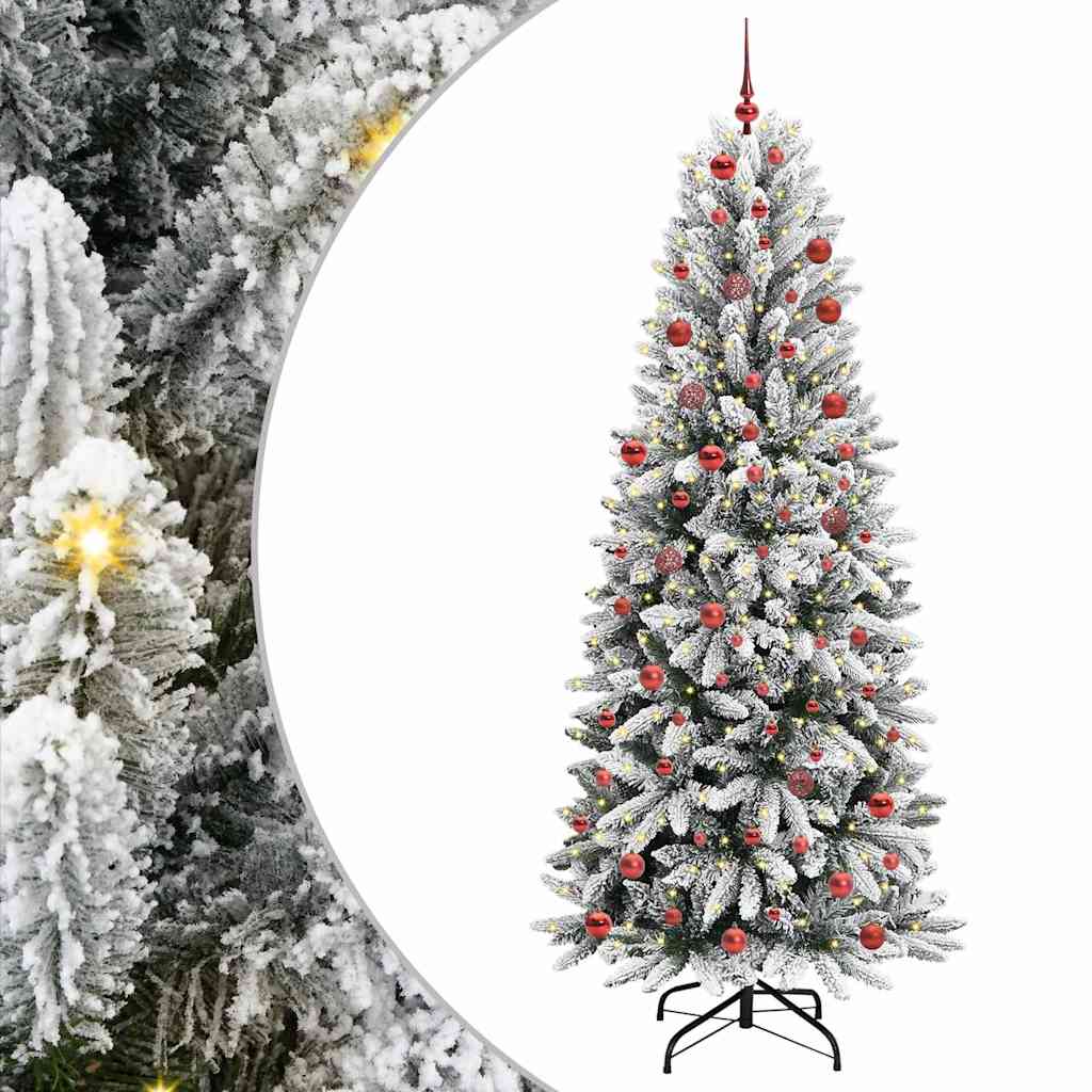 HKH Árbol de Navidad Artificial con 300 Leds - Blanco