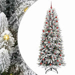 HKH Árvore de Natal Artificial com 300 Leds - Branco