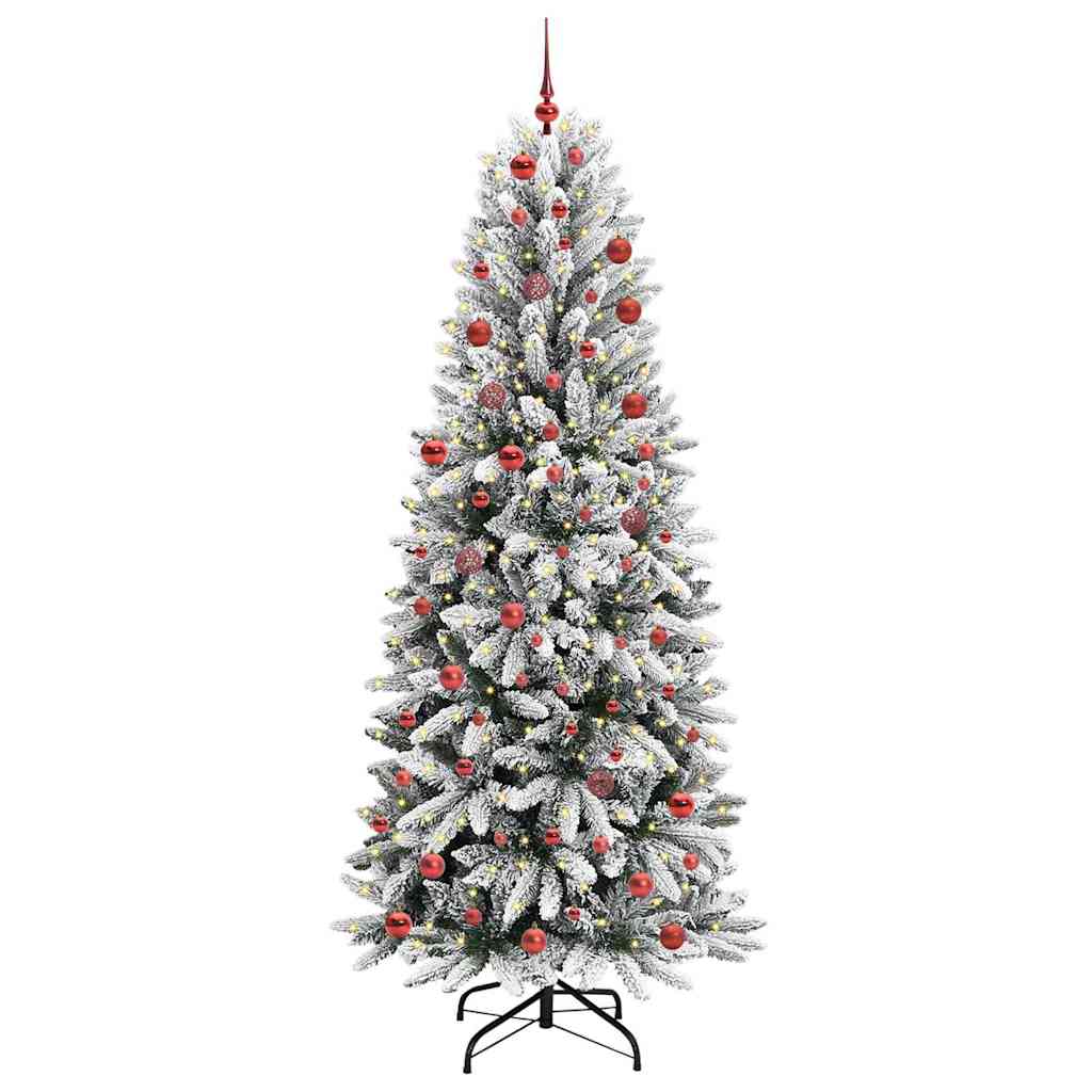 HKH Árbol de Navidad Artificial con 300 Leds - Blanco
