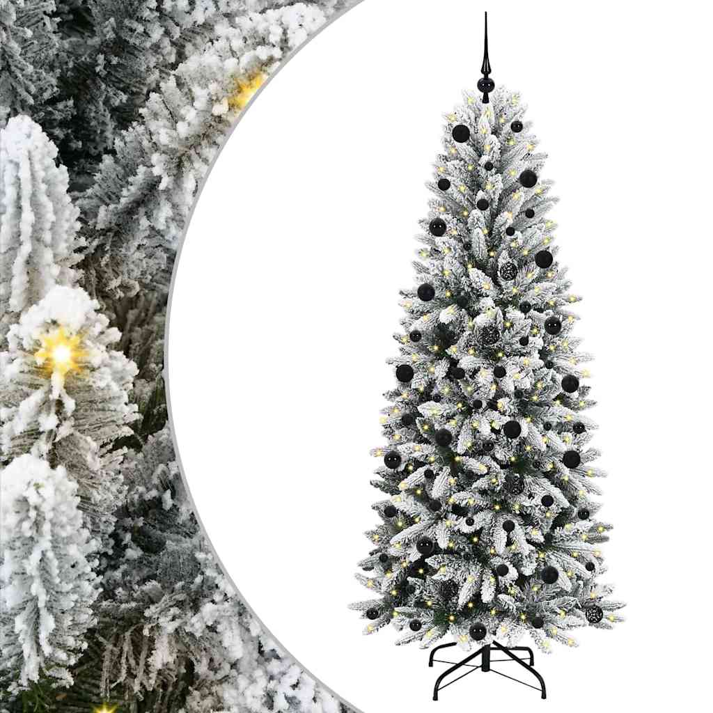 HKH Árbol de Navidad Artificial con 300 Leds - Blanco