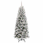 HKH Árvore de Natal Artificial com 300 Leds - Branco