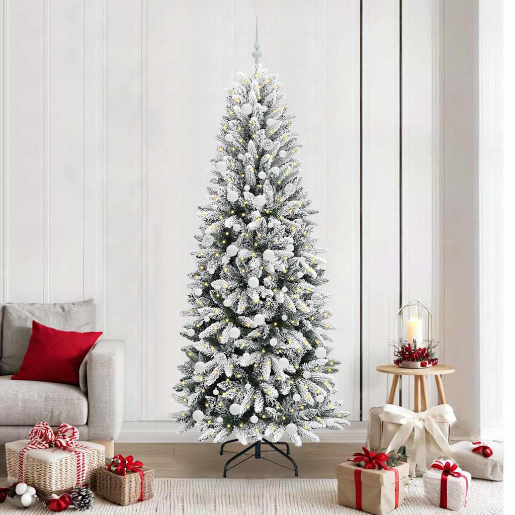 HKH Árbol de Navidad Artificial con 300 Leds - Blanco