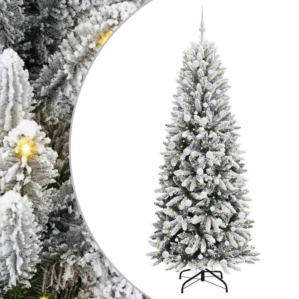 HKH Árbol de Navidad Artificial con 300 Leds - Blanco