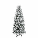 HKH Árvore de Natal Artificial com 300 Leds - Branco