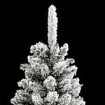 HKH Árvore de Natal Artificial Branco em Metal e PVC