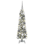 HKH Árvore de Natal Artificial Branco em Metal e PVC