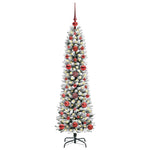 HKH Árvore de Natal Artificial com 150 Leds e Branco - Verde