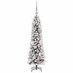 HKH Árvore de Natal Artificial com 150 Leds e Branco - Verde