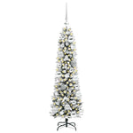 HKH Árvore de Natal Artificial com 150 Leds e Branco - Verde