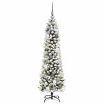 HKH Árvore de Natal Artificial Branco em Metal e PVC