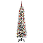 HKH Árvore de Natal Artificial com 150 Leds e Branco - Verde