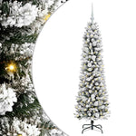 HKH Árvore de Natal Artificial com 150 Leds e Branco - Verde