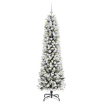 HKH Árvore de Natal Artificial com 300 Leds e Branco - Verde