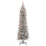 HKH Árvore de Natal Artificial com 300 Leds e Branco - Verde