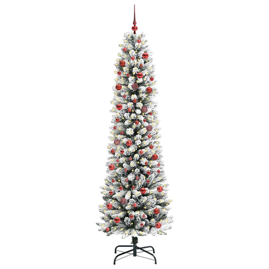 HKH Árvore de Natal Artificial com 300 Leds e Branco - Verde