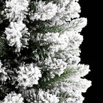 HKH Árvore de Natal Artificial com 300 Leds e Branco - Verde