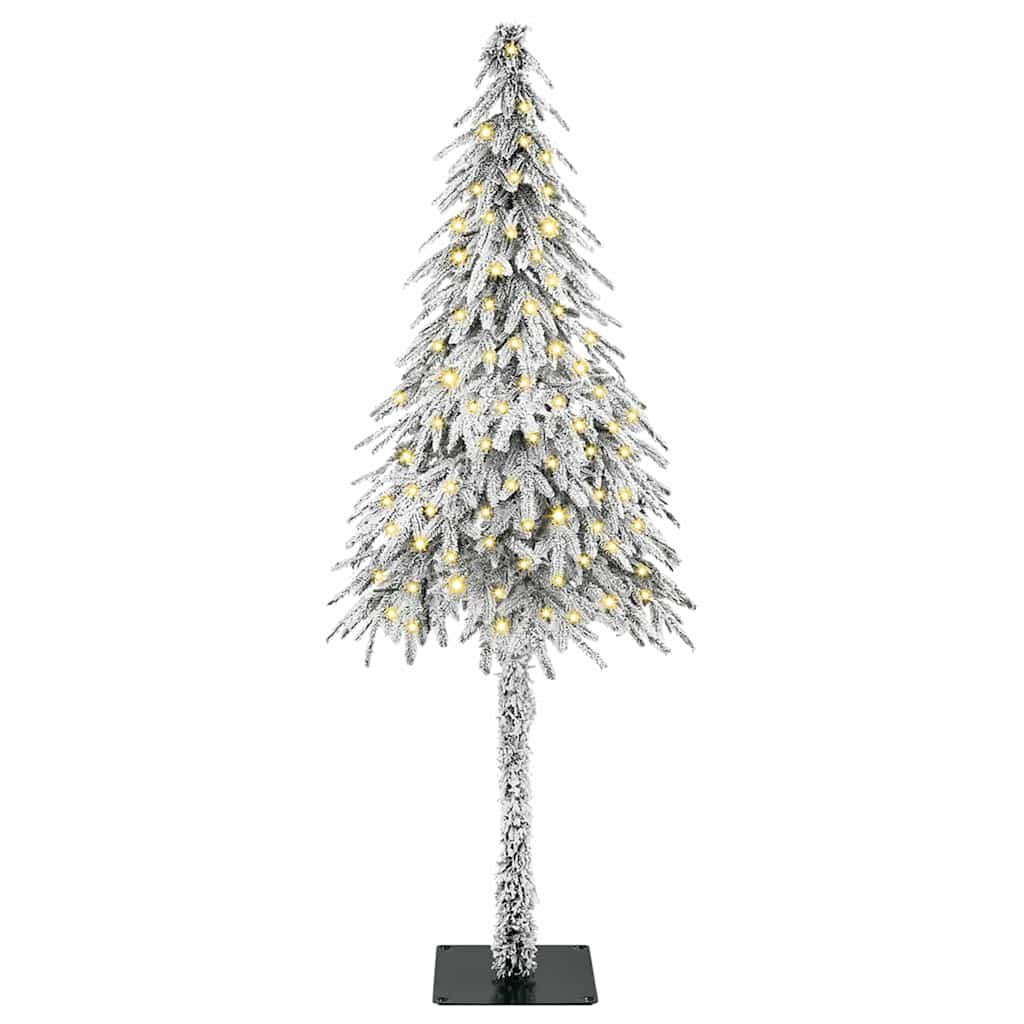 HKH Árvore de Natal com 150 Leds com Suporte Branco e Aço em PE