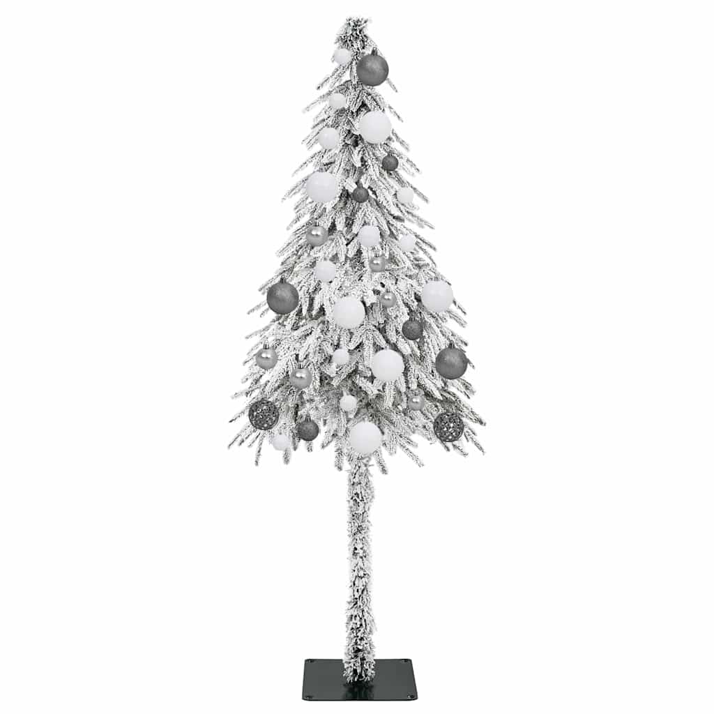 HKH Árvore de Natal com 150 Leds com Suporte Branco e Aço em Pé