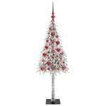 HKH Árvore de Natal com 150 Leds com Suporte Branco em Aço e PE