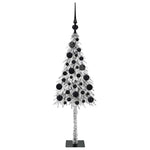 HKH Árvore de Natal com 150 Leds com Suporte Branco em Aço e PE