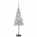 HKH Árvore de Natal com 150 Leds com Suporte Branco em Aço e PE