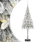 HKH Árvore de Natal com 150 Leds com Suporte Branco em Aço e PE