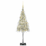 HKH Árvore de Natal com 150 Leds com Suporte Branco em Aço e PE