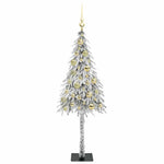 HKH Árvore de Natal com 150 Leds com Suporte Branco em Aço e PE