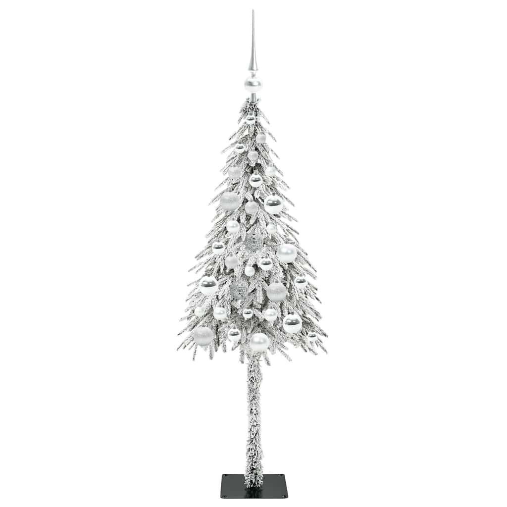 HKH Árvore de Natal com 150 Leds com Suporte Branco em Aço e PE